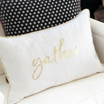 gather throw pillow