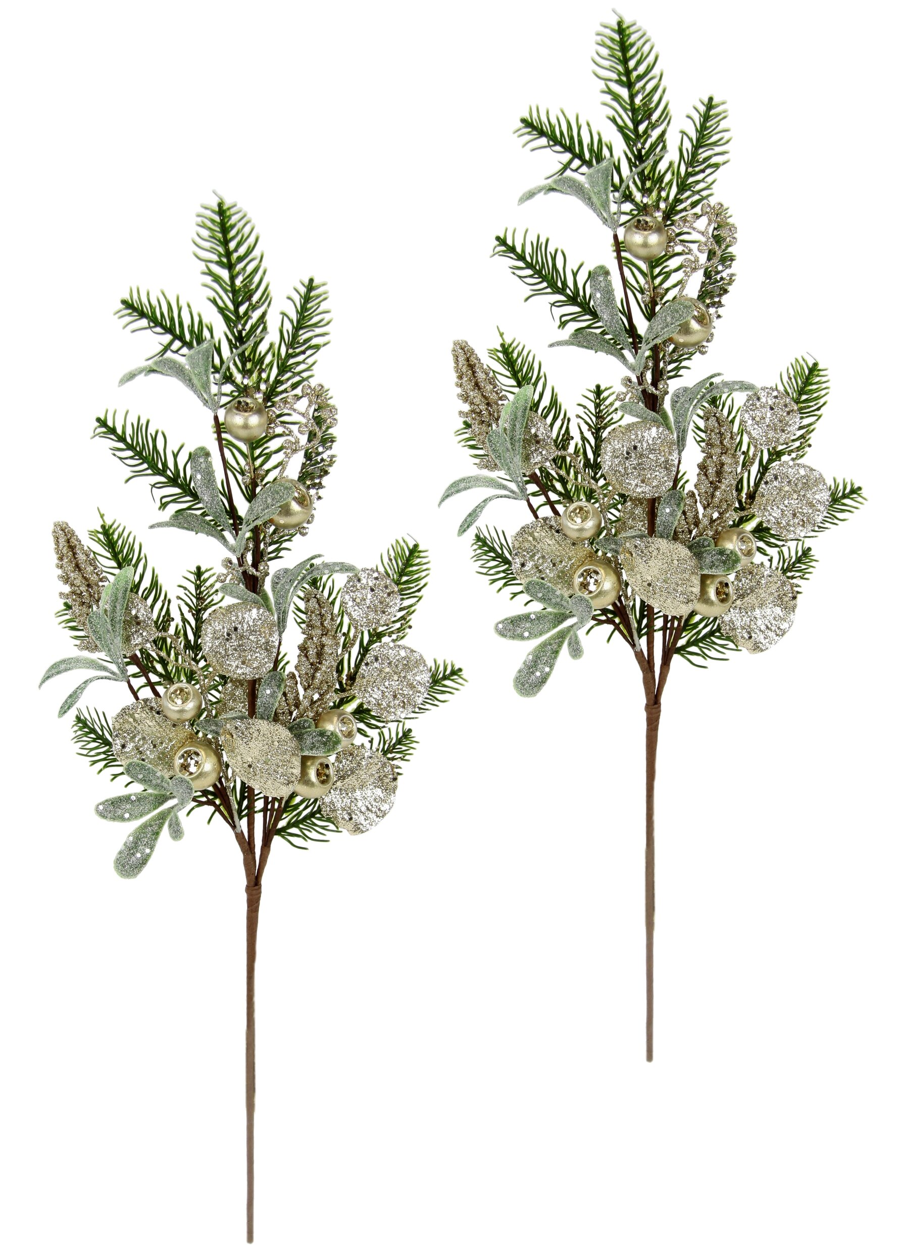 5 Bunch 200x Mini  Weihnachten Frosted Künstliche Blume Home Decor 