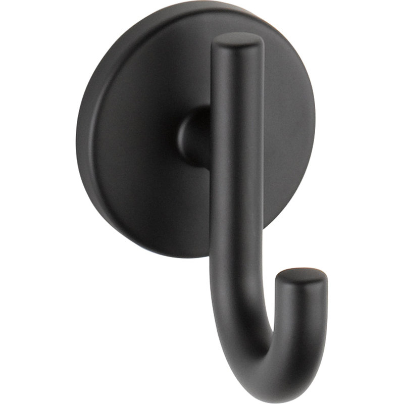 Trinsic Single Towel Hook Bath Hardware Accessory Finish: Matte Black