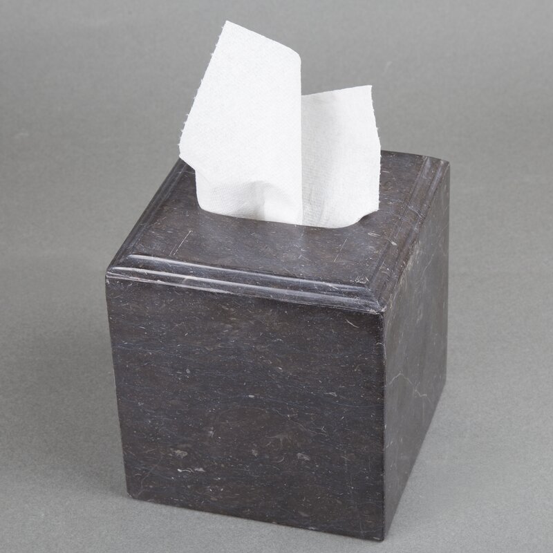 marble tissue box cover