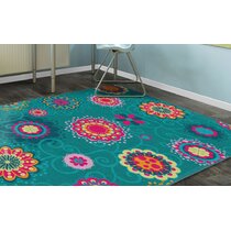 ALAZA My Daily Colorful Fall Tree Area Rug 3'3 x 5' Living Room Bedroom Kitchen Decorative Lightweight Foam Printed Rug 
