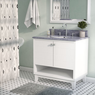 Carrera Marble Vanity Wayfair Holtman 34 Single Sink Bathroom Vanity Set With Marble Top