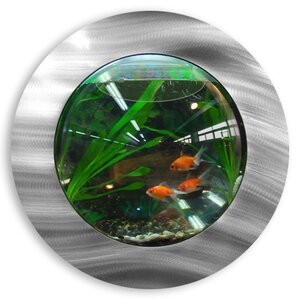 1 Gallon Fish Bubble Deluxe Wall Mounted Aquarium Tank