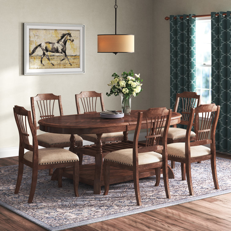 luxury extendable dining table and chairs