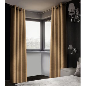 Arends Solid Blackout Thermal Grommet Curtain Panels (Set of 2)