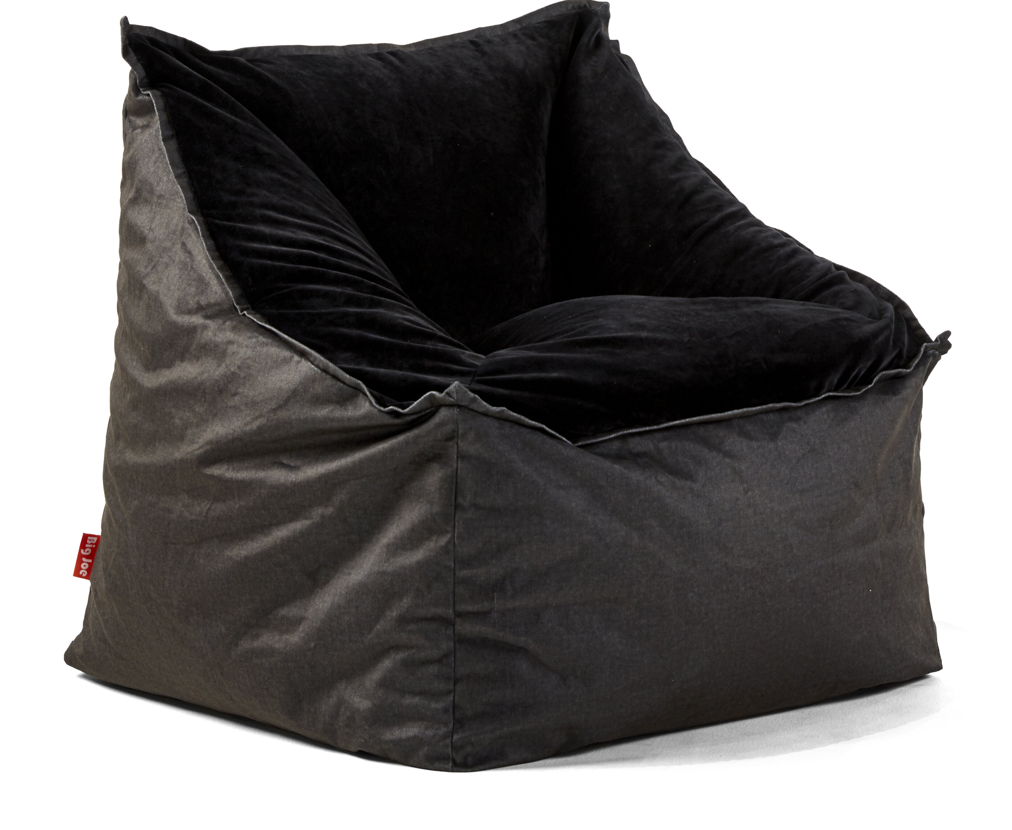 Comfort Research Big Joe Standard Velvet Bean Bag Chair Lounger