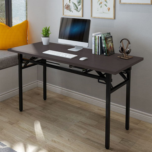 Details about   Folding Study Desk For Small Space Home Office Desk Laptop Writing Table New D 