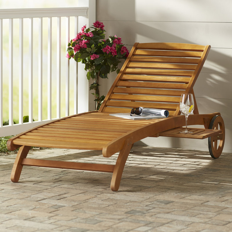 Beachcrest Home Joaquin Balau Wood Patio Chaise Lounge Reviews Beachcrest Home Joaquin Balau Wood Patio Chaise Lounge Reviews Wayfair