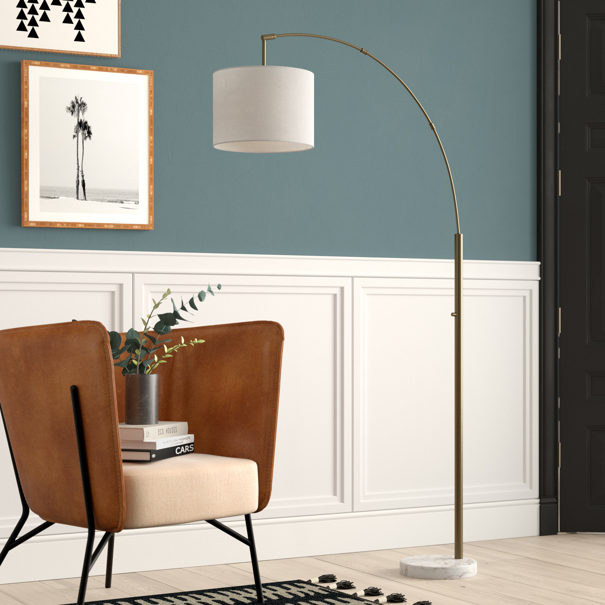 shimmer floor lamp