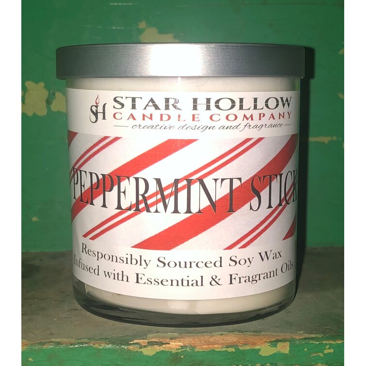 Peppermint Sticks Scented Jar Candle