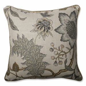 Jacobean Flair Vermeil Throw Pillow