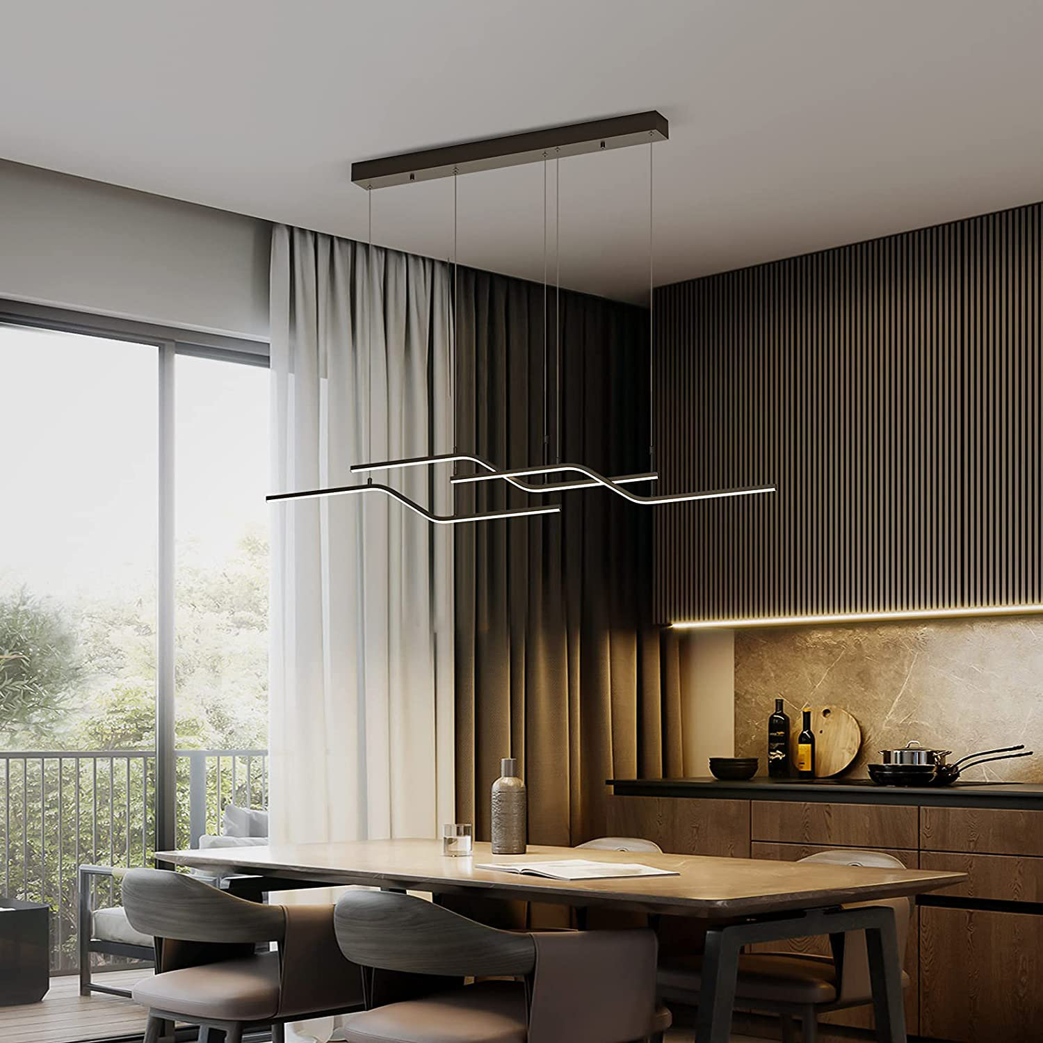 Orren Ellis Modern Led Pendant Lighting 
