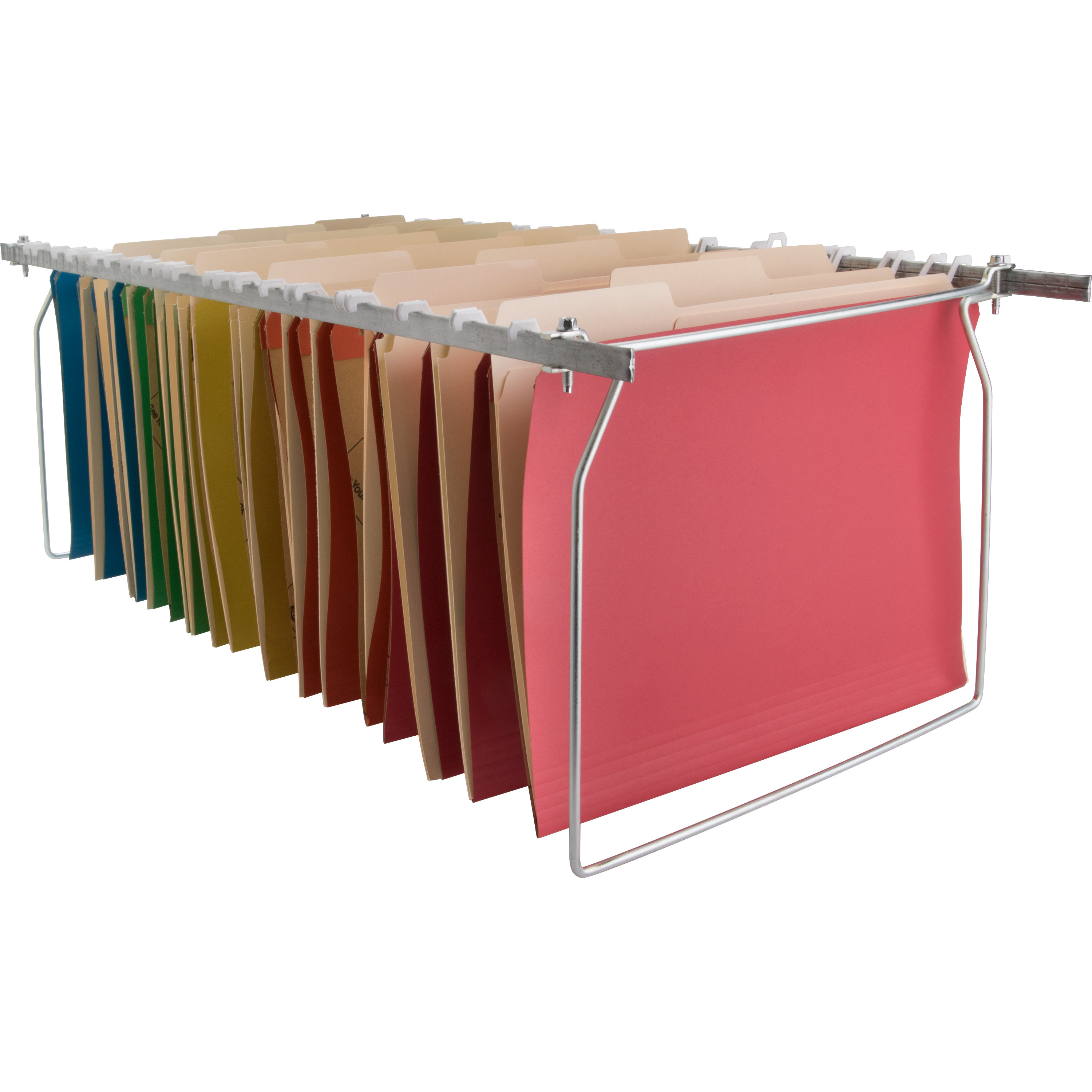 Business Source Hanging File Folder Frames Letter 6//BX Stainless Steel 26