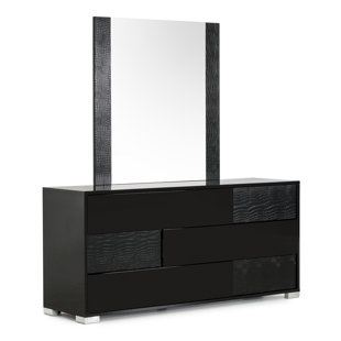 Black Mirrored Dressers You Ll Love Wayfair Save To Idea Board