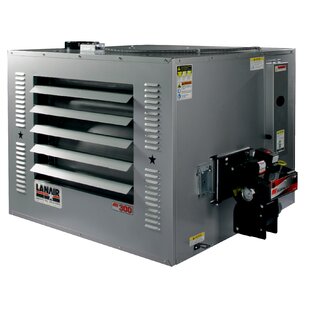 MX-Series 300,000 BTU Waste Oil Forced Air Cabinet Heater With Wall Chimney By Lanair Products, LLC