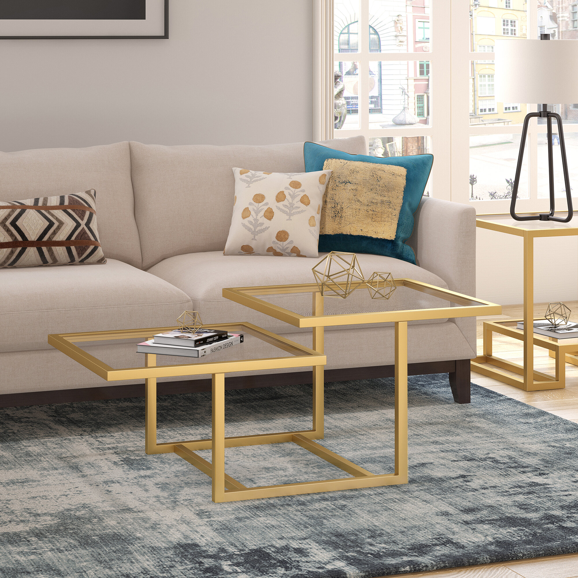 Wayfair | Gold Coffee Table Sets You'll Love in 2022