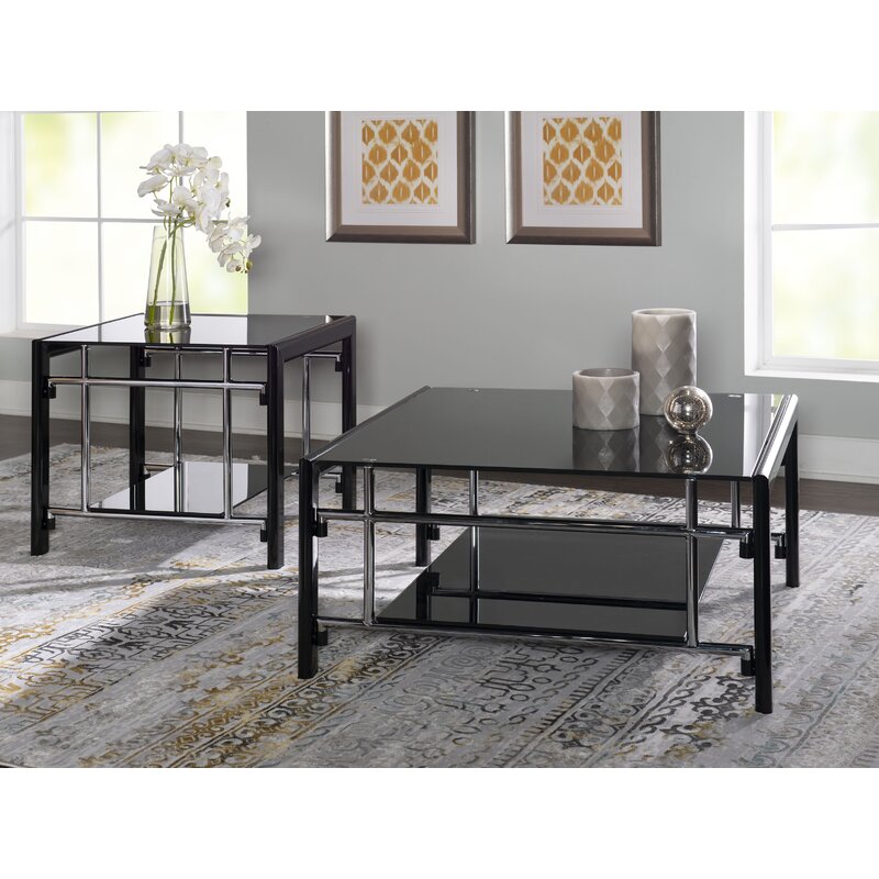 Everly Quinn 3 Piece Coffee Table Set Reviews Wayfair