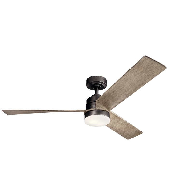 Wrought Studio 52" Masie 3 - Blade LED Propeller Ceiling ...