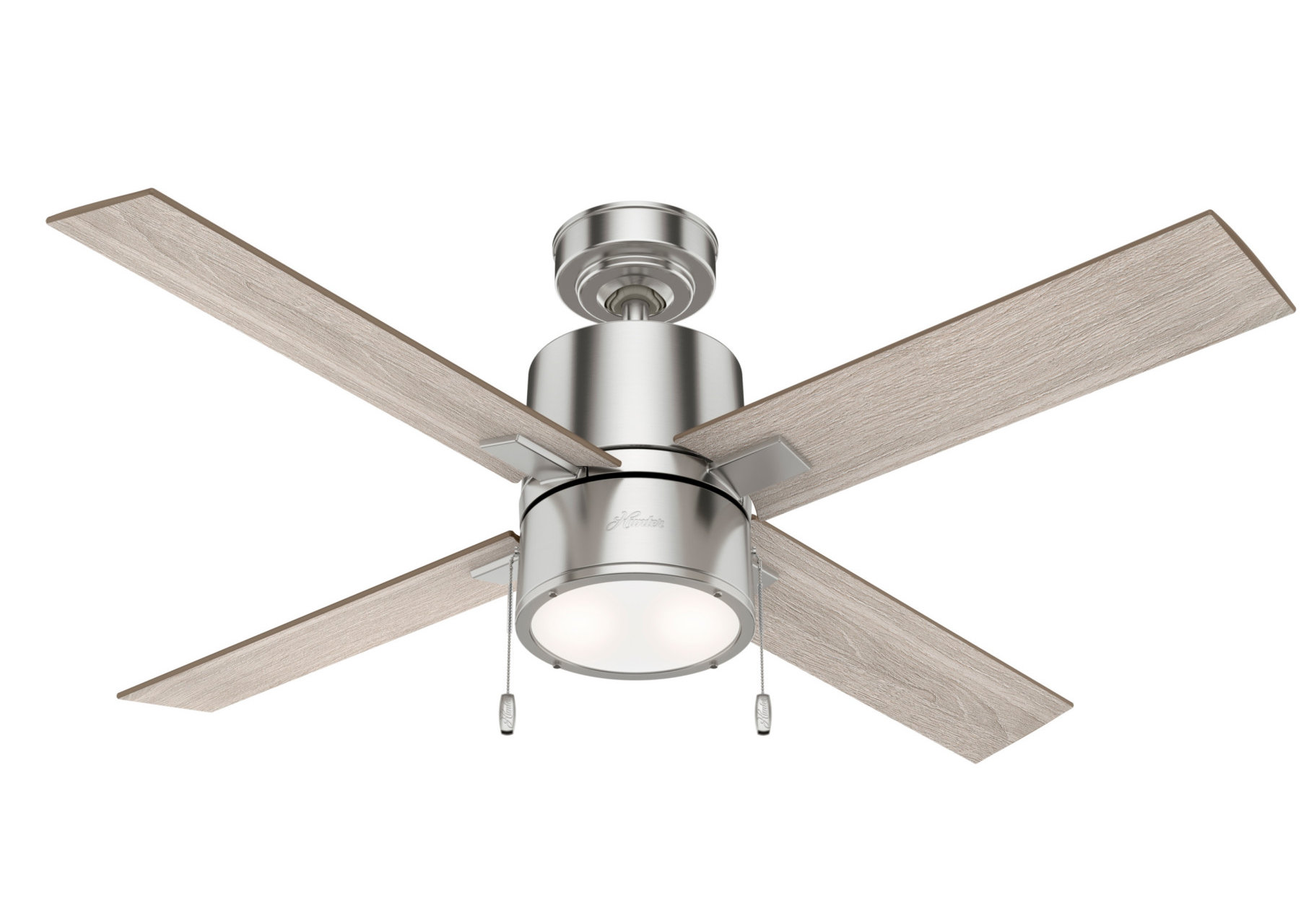Hunter Fan 52 Beck 4 Blade Standard Ceiling Fan With Pull Chain And Light Kit Included Reviews Wayfair Ca