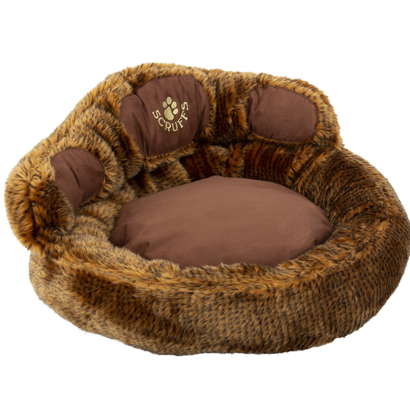 Scruffs Paw Cat Bed Designer Round Oval Donut Wayfair