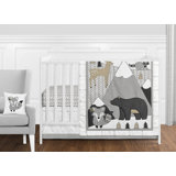 baby girl fox crib bedding