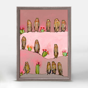 Greenbox Art Grizzly Bear Dreams With Gold Stripes Picture Frame Print On Canvas Wayfair