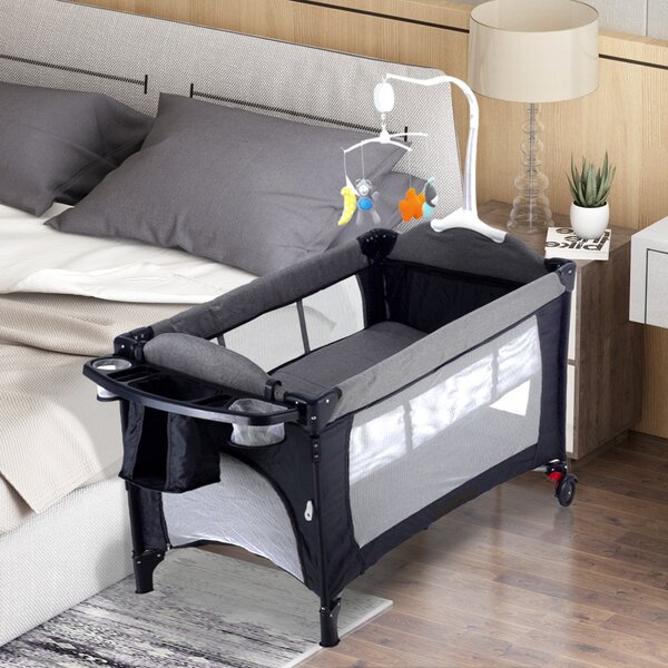 Isabelle & Max™ Baby Bassinet Beside Sleeper Bed Side Crib | Wayfair.ca