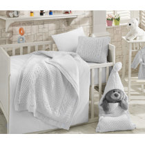grey crib comforter