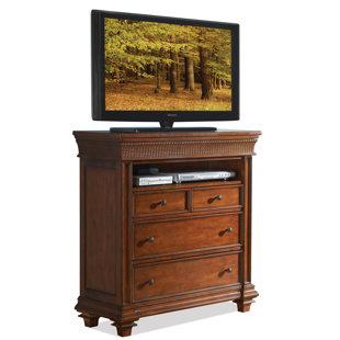 Go to store & view more images Leander 4 Drawer Media Chest by World Menagerie
