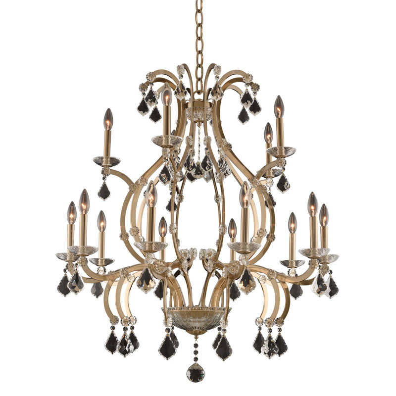 Allegri Duchess 15 Light Candle Style Tiered Chandelier Wayfair