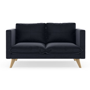Go to store & view more images Corrigan Studio Cozart Mod Velvet Loveseat