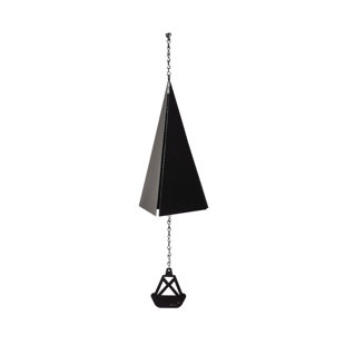 North Country Wind Bells Boothbay Harbor Bell with black triangle catcher