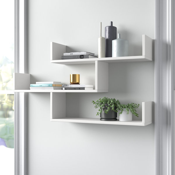 Baffect 3 Tier Bathroom Shelf Shelving Unit in White Made by Eco-Friendly PP Plastic