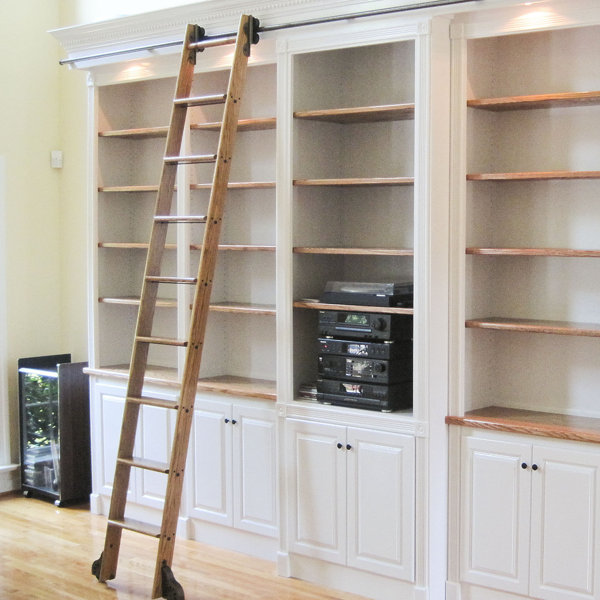 Library Rolling Ladder Kit Wayfair