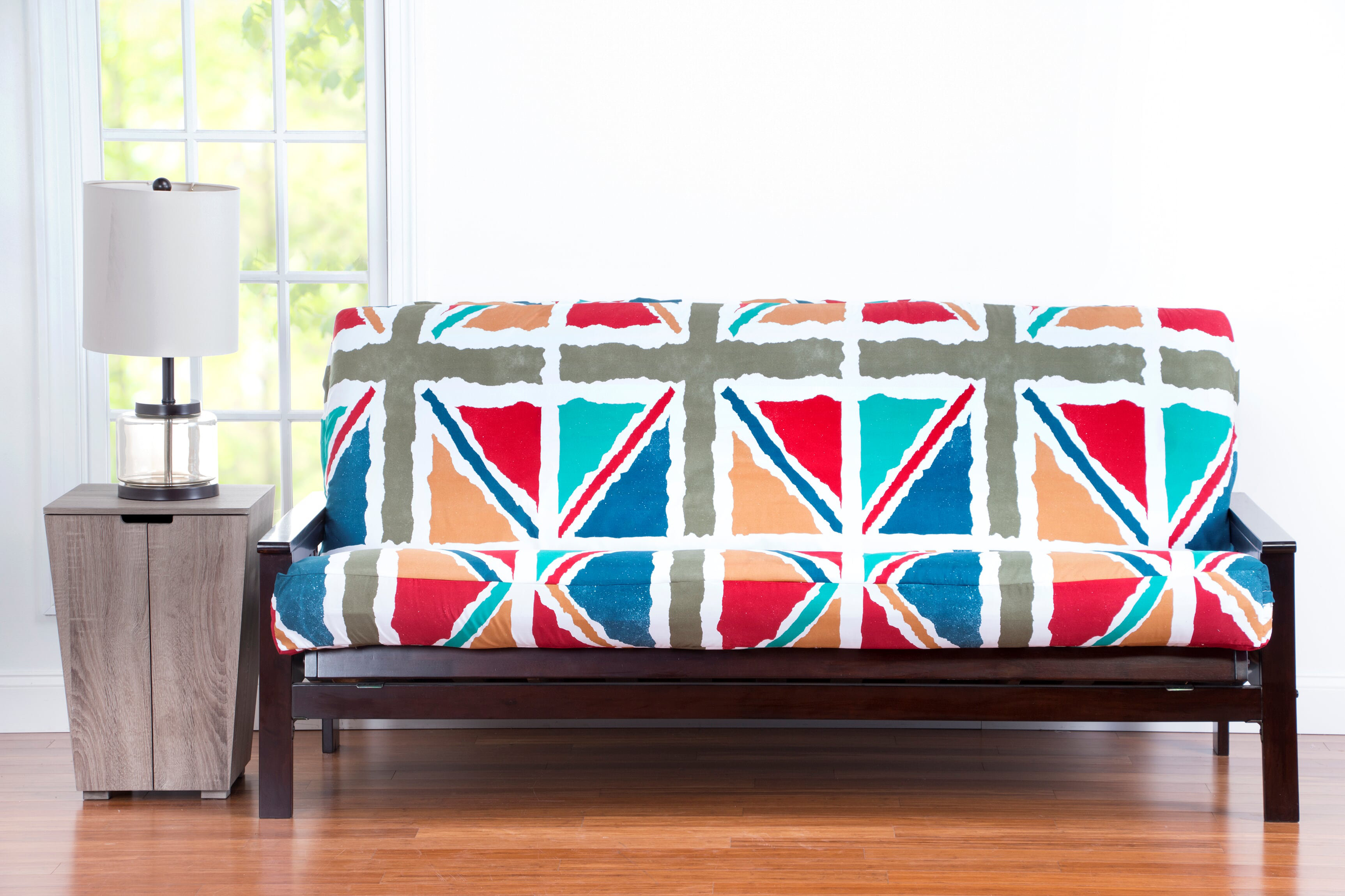 World Menagerie Guro Box Cushion Futon Slipcover & Reviews Wayfair