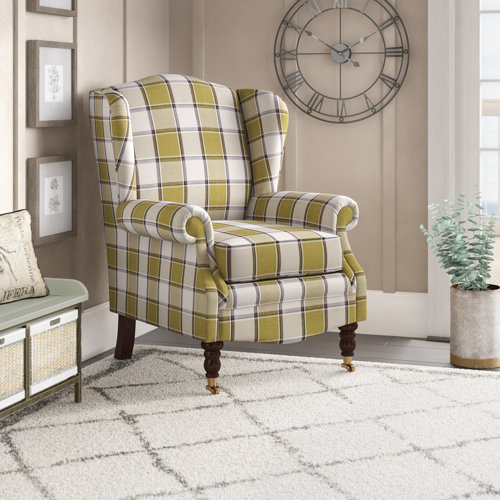 Josephson Wingback Chair Astoria Grand Upholstery: Turin Lilac