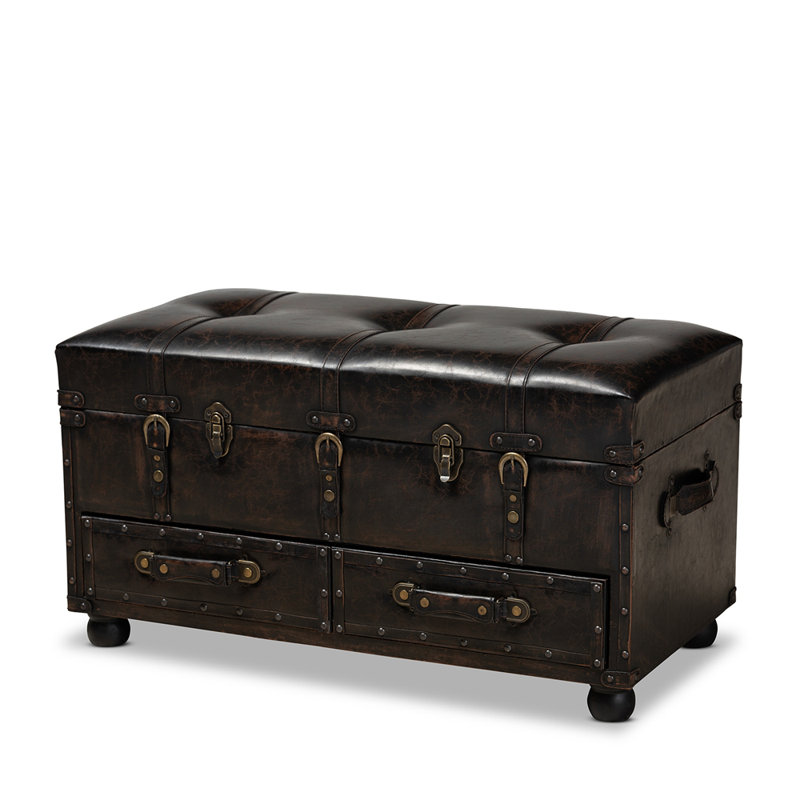 Williston Forge Aykeg Tufted Storage Ottoman Wayfair