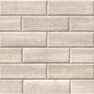 Beveled Marble Subway Tile Wayfair Honed And Beveled 4 X 12 Marble Subway Tile In Ivory
