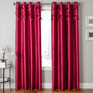 Fuschia Curtains Wayfair Quickview Chocolate Fuschia