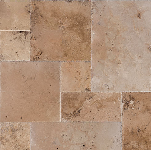 Parvatile Pacifica Random Sized Travertine Field Tile In Brown Wayfair Pacifica Random Sized Travertine Field Tile In Brown