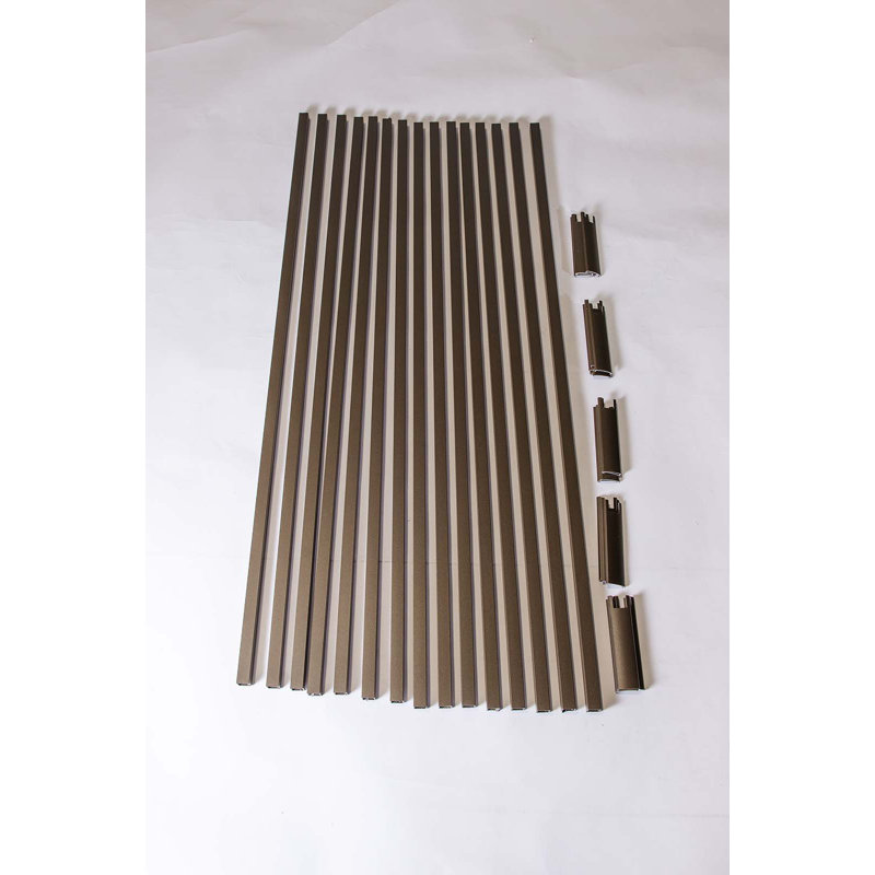 Vista Railing Vista Aluminum 3 5 Ft H X 6 Ft W Level Picket Pack With Spacers Wayfair