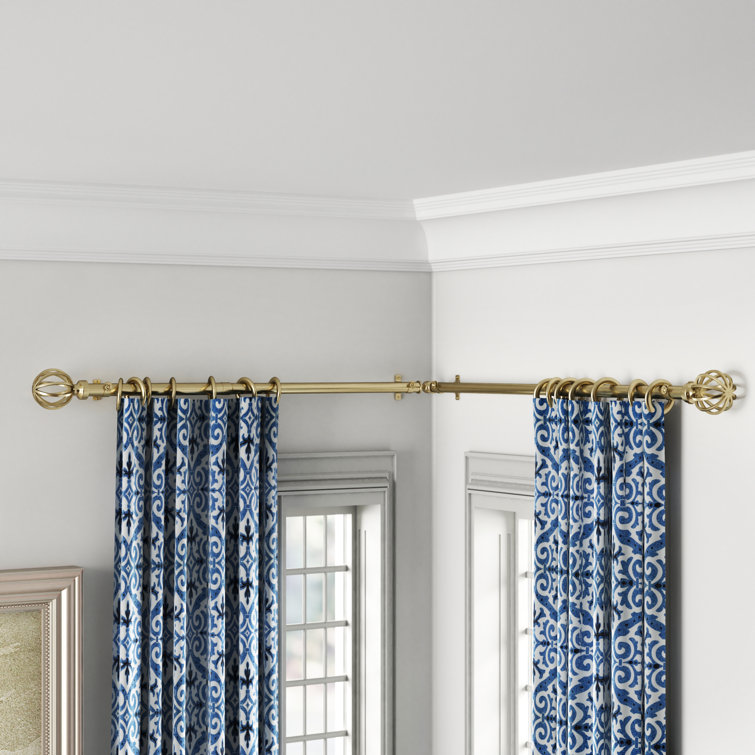 curtains in corner windows