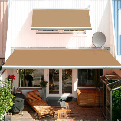 Songmics 118 1 8 L x 70 7 8 H Retractable Patio Side Awning