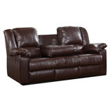 Brady Leather Reclining Sofa Wayfair Brady Leather Reclining Sofa Wayfair