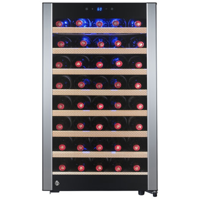 AKDY 52 Bottle Single Zone Convertible Wine Cooler