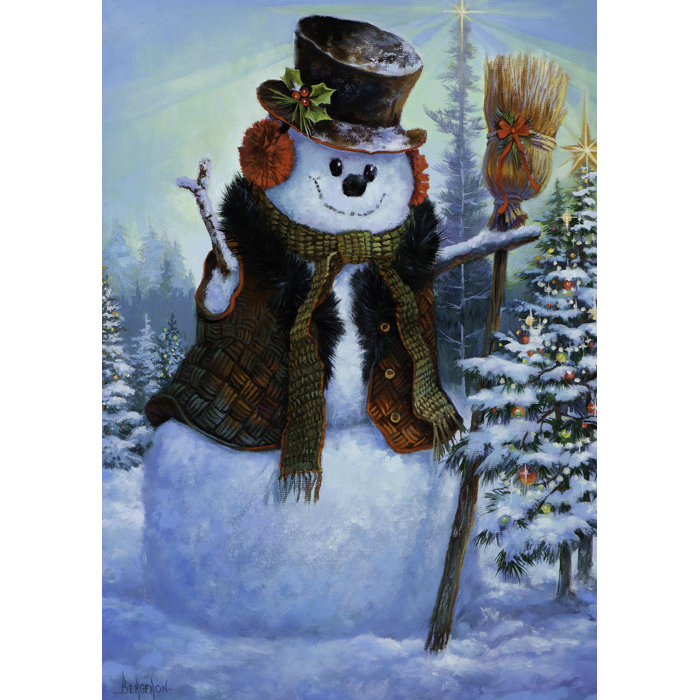 Toland Home Garden Dapper Snowman 28 X 40 Inch House Flag Wayfair