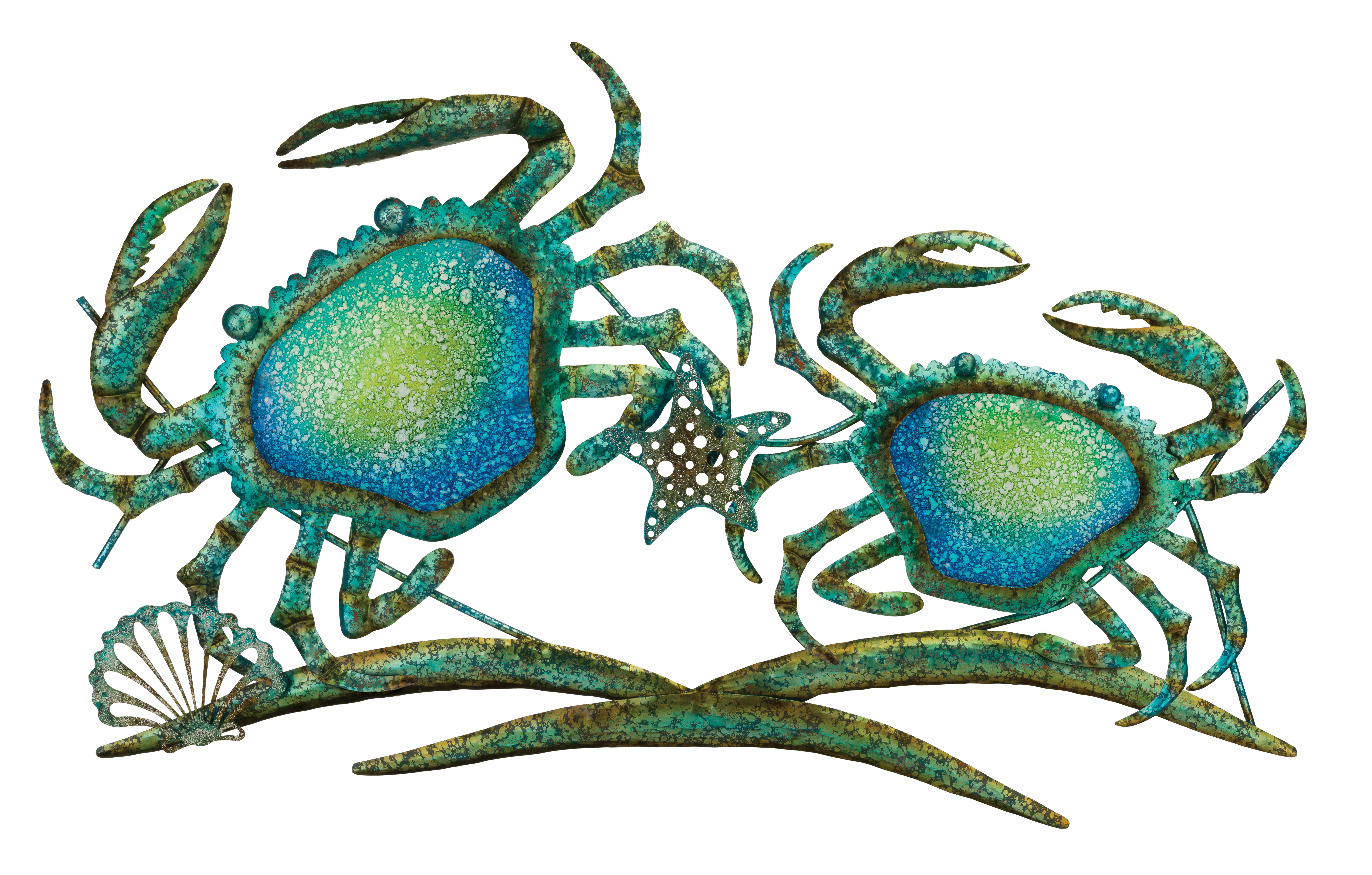 Nautical Beach Tropical Indoor Outdoor Regal Art Blue Crab Wall Nautical Beach Tropical Indoor Outdoor