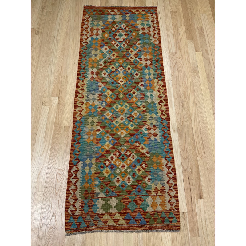 Union Rustic One Of A Kind Runner Merissa Southwestern Handmade Kilim 2 5 X 6 3 Wool Red Area Rug Wayfair