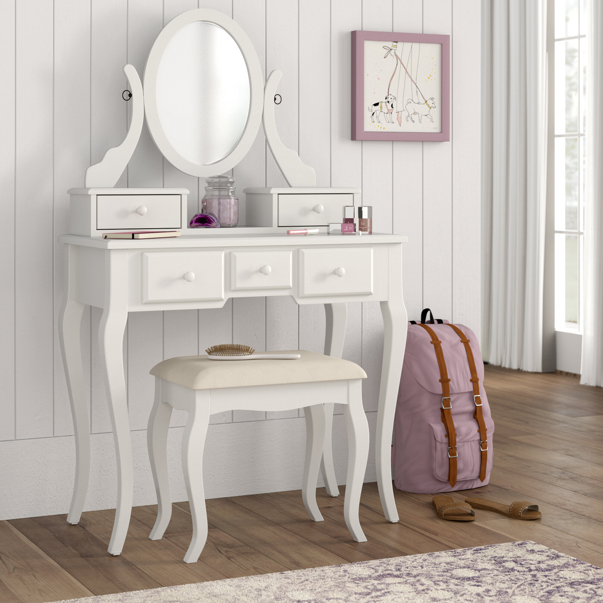 wayfair makeup desk