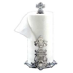 Fleur-De-Lis Free Standing Paper Towel Holder